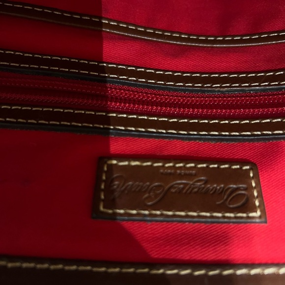 Dooney & Bourke Chocolate Leather Satchel - Picture 10 of 11
